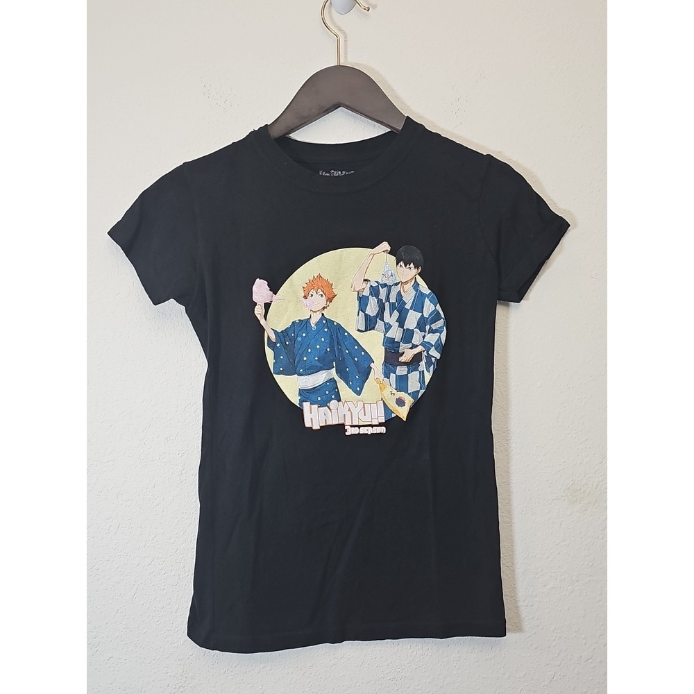 Women's Haikyu 3rd‎ Season Anime T-Shirt  S Crunchyroll Gee Furudate